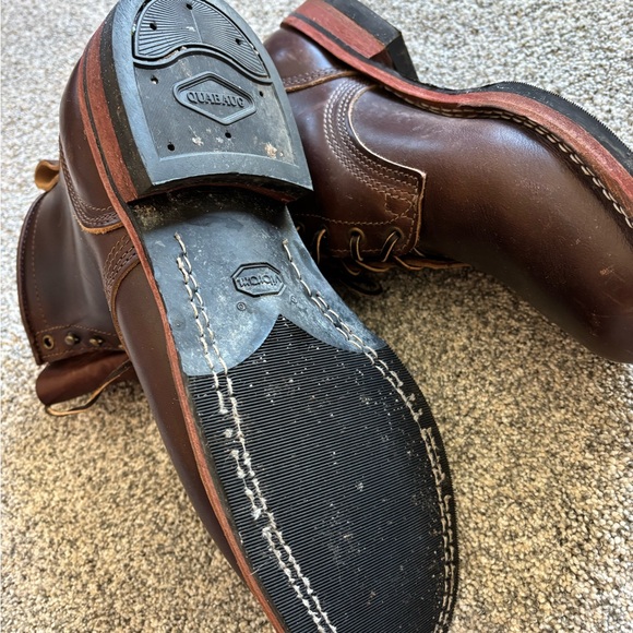 Nick’s Classic Falcon Dark Brown Leather Men's Boots - Picture 4 of 8